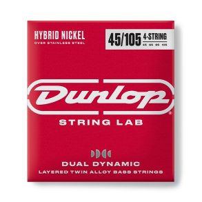 Dunlop DBHYN45105 Hybrid Nickel Bass Strings 4-String
